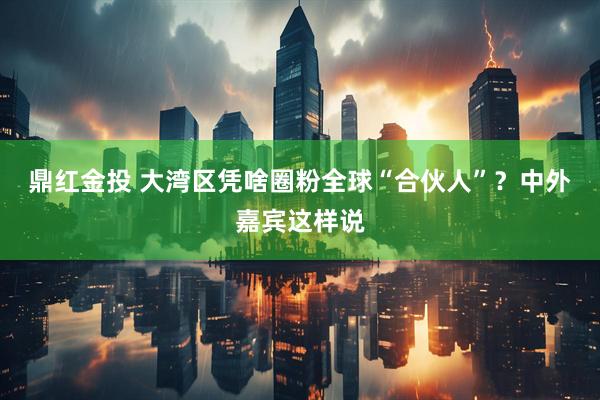 鼎红金投 大湾区凭啥圈粉全球“合伙人”？中外嘉宾这样说